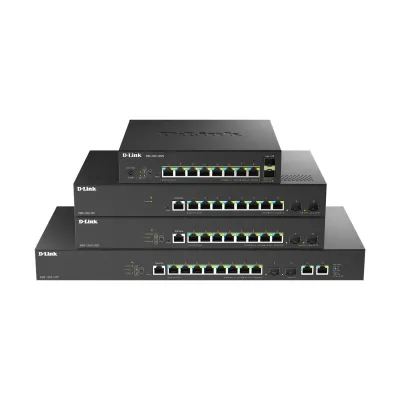 D-Link Switch DMS-1250-12TP/E | 12-Port 2,5G Multi-Gigabit | 8x PoE+ | 2x 10G SFP+ | Rackmount | Schwarz