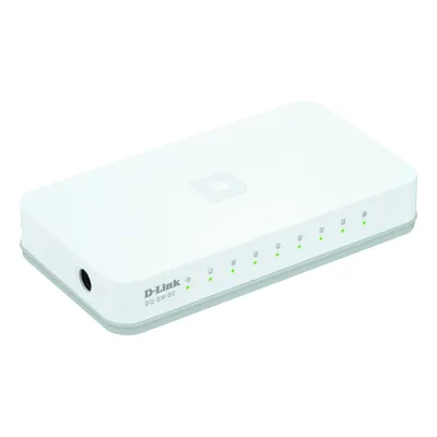 D-Link Switch GO-SW-8E/E | 8-Port Fast Ethernet | Desktop | RJ45 | unmanaged | lüfterlos | weiß