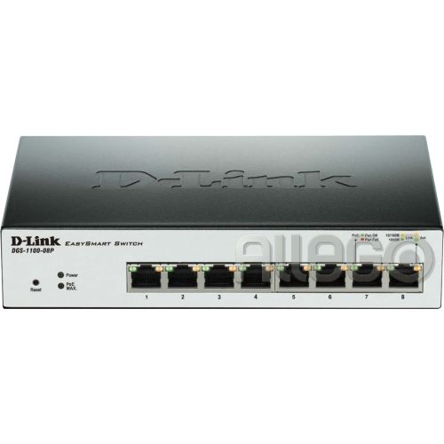 Bild: D-Link Easy Smart Gigabit Switch 8-Port Layer,2 DGS-1100-08P