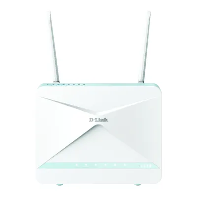 D-Link WLAN Router G416/E | AX1500 4G+ LTE Cat 6 Wi-Fi 6 Dual Band | AI Mesh | 3x GB LAN | WPA3 | Weiß