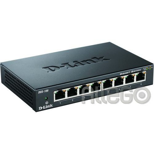 Bild: D-Link Gigabit Switch 8-Port Layer 2 DGS-108/E