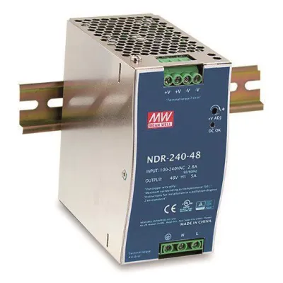 D-Link DIN-Schienen Netzteil DIS-N240-48 | 240W | 48V DC | Ultra Slim | Industrial | Metallgehäuse
