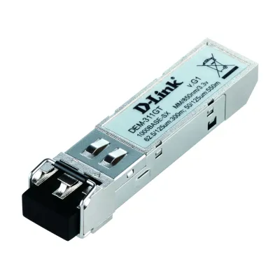 D-Link SFP Transceiver DIS-S301SX | 1000Base-SX | Industrial | LC-Duplex | Multimode | bis 550m | -40°C bis +85°C