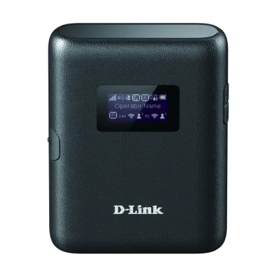 D-Link Mobile WLAN-Router DWR-933 | LTE Cat.6 4G Hotspot | 867 Mbit/s Dualband 2,4/5 GHz | bis 14h Akku | schwarz