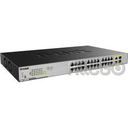 D-Link PoE+ Gigabit Switch DGS-1026MP 26-Port Layer2 D-Link PoE+ Gigabit Switch 