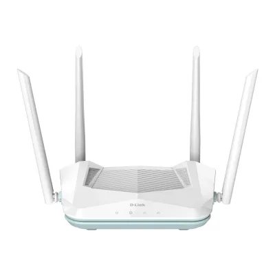 D-Link WLAN Router R15/E EAGLE PRO AI AX1500 | Wi-Fi 6 | Mesh-fähig | 1500 Mbit/s | Dualband | 4 Antennen | WPA3 | Weiß