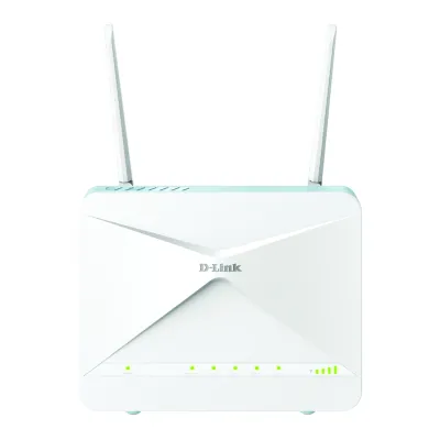 D-Link WLAN Router G415/E EAGLE PRO AI AX1500 | 4G LTE Cat 4 | Wi-Fi 6 | Mesh | Dual Band | Gigabit LAN | WPA3 | Weiß