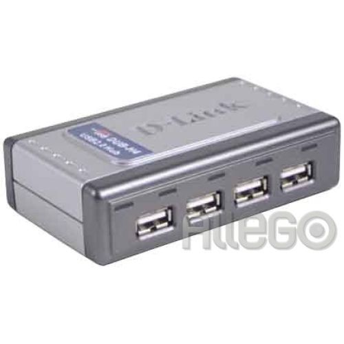 Bild: D-Link USB 2.0 4Port Hub DUB-H4/E