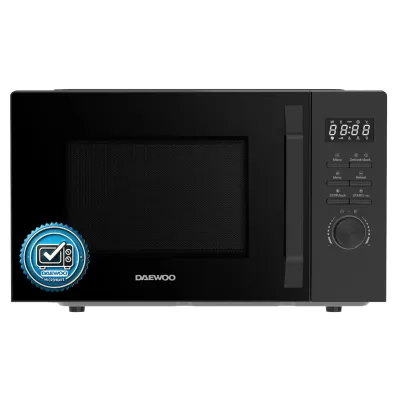 Daewoo Mikrowelle MD-FC206SB | 20L | 700W | 8 Automatikprogramme | Timer | Auftaufunktion | 5 Leistungsstufen | Schwarz