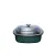 Bild: Riess Dampfgarer 0114-007 | 3-teilig | 28x28 cm | Emaille | Glasdeckel | Induktion | quadratisch | teal