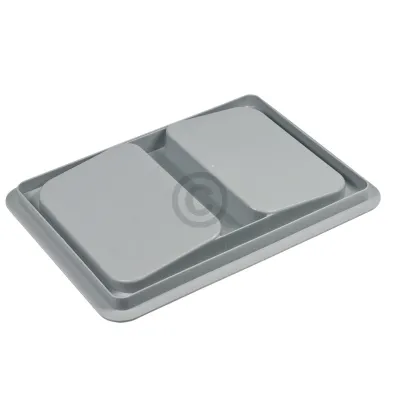Deckel 254x182x25mm Hailo 1107239 hellgrau für 13L Inneneimer Abfallsammler-Syst