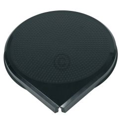 Deckel 290mmØx25mm Hailo 1076569 schwarz für EinbauAbfallsammler rund