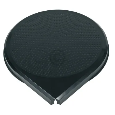Deckel 290mmØx25mm Hailo 1076569 schwarz für EinbauAbfallsammler rund