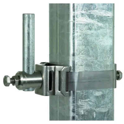 DEHN Bandrohrschelle 540105 | für Fangstangen Ø16mm | Spannbereich 50–300mm | Edelstahl V2A | für PV-Anlagen