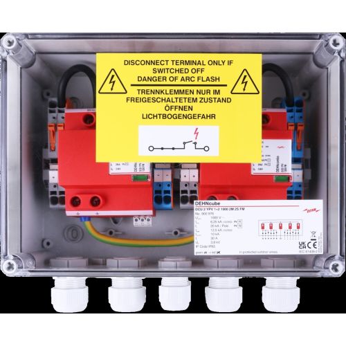 Bild: DEHN 900976 GAK im Gehäuse IP65 für PV-Anlagen