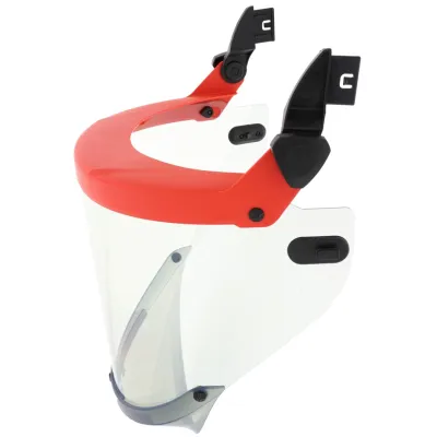 DEHN Schutzschirm APS T AS CL2 SC 785821 | Störlichtbogengeprüft Klasse 2 | Hochklappbarer Gesichtsschutz | Kinnschutz