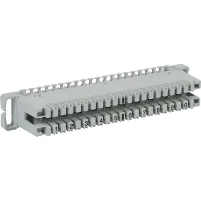 DEHN Anschlussleiste 907997 | LSA-Plus | 10 Doppeladern | Baureihe 2 | Einbaumöglichkeit Überspannungsschutz | 96mm