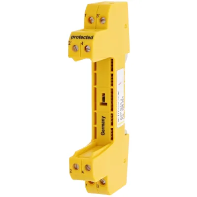 DEHN Basisteil BSP BAS 4 | 926304 | Blitzschutz | 4-polig | Hutschienenmontage TH35 | für Informationstechnik