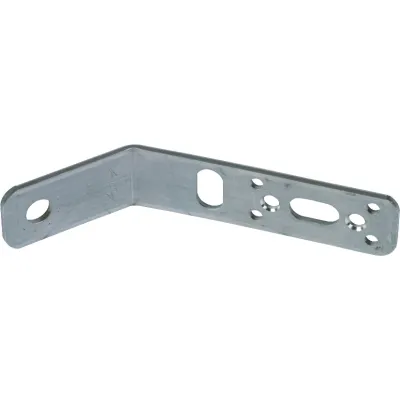 DEHN Befestigungswinkel 45° 106315 | für DEHNiso-Distanzhalter | Edelstahl V2A | Bohrung 11 mm | unbehandelt