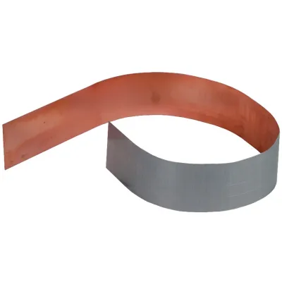 DEHN Cupalblech 562460 | Verbindungselement Aluminium/Kupfer | 500x60x0,5 mm | korrosionsbeständig | unbehandelt