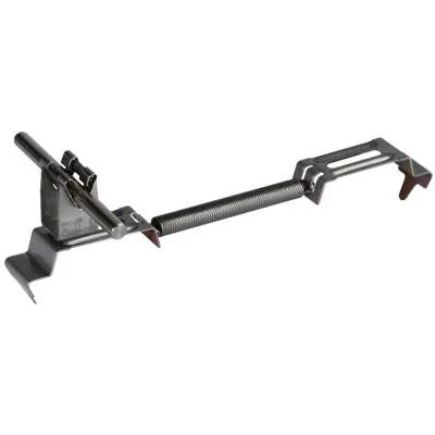 DEHN Dachleitungshalter 206239 | SPANNgrip | 8mm Runddraht | Spannbereich 180–280mm | Edelstahl V2A | für Firstziegel
