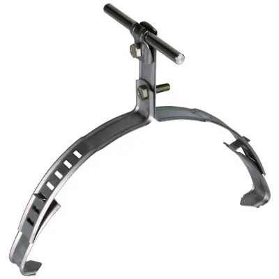 DEHN Dachleitungshalter 202900 | DEHNquick | stufig verstellbar | 6-10mm | Edelstahl V2A | 120-240mm | Schraubschelle