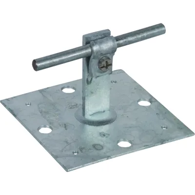 DEHN Dachleitungshalter 202060 DEHNquick | Flachdach | Schraubschelle | 6-10 mm | Stahl | 100 mm Länge | 60 mm Bauhöhe