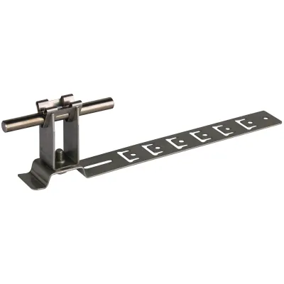 DEHN Dachleitungshalter UNIgrip 206309 | Edelstahl V2A | 8mm | H32mm | L205mm | mit Klemmschelle | für Schrägdach