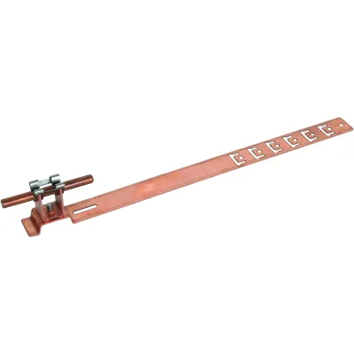 DEHN Dachleitungshalter 206227 | UNIgrip DLH UG 8 H20 L475 | 8 mm | Kupfer | für Schrägdach | mit Klemmschelle