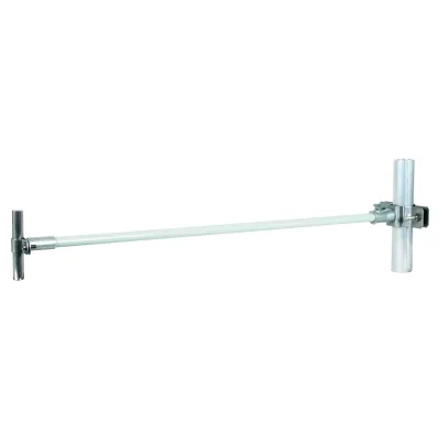 DEHN Distanzhalter 106226 | Blitzschutz Abstandhalter Rd 16mm | Länge 690mm | V2A Edelstahl | lichtgrau
