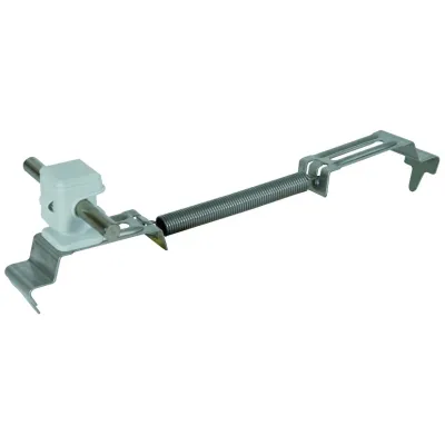 DEHN Dachleitungshalter SPANNsnap 204269 | für Firstziegel & Gratsteine | 8mm verstellbar | V2A Edelstahl | 280mm