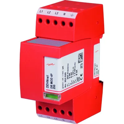 DEHN Überspannungsableiter DR M 4P 255 | 953400 | Typ 3 | 4-polig | 230V/255V AC | Hutschiene | 8kA | IP20