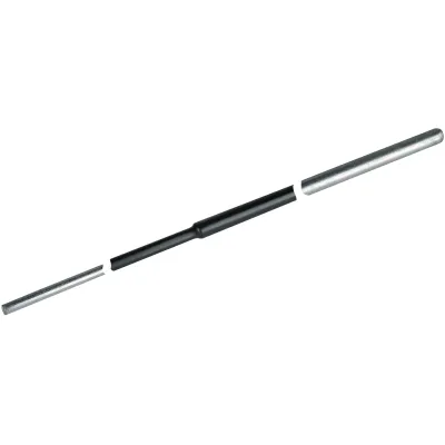 DEHN Erdeinführungsstange 480021 | Blitzschutz | 2500 mm | Ø 16/10 mm verjüngt | Stahl verzinkt | teilisoliert