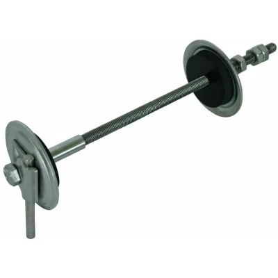 DEHN Erder-/Wanddurchführung 478450 | 500-700mm | M10 Gewinde | Edelstahl V4A | druckwasserdicht | unbehandelt