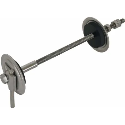 DEHN Erder-/Wanddurchführung 478450 | 500-700mm | M10 Gewinde | Edelstahl V4A | druckwasserdicht | unbehandelt