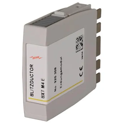 DEHN Erdungsmodul BXT M4 E | 920308 | Zubehör für BLITZDUCTOR XT | Kabelader-Erdung | steckbar | Ersatzteil