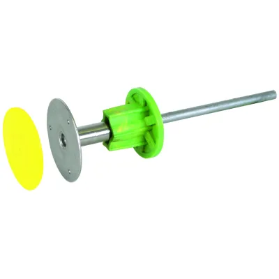 DEHN Erdungsfestpunkt Typ M 478051 | M10/M12 NIRO | Edelstahl V4A | Anschlussachse 155 mm | Ø80 mm | mit Wassersperre