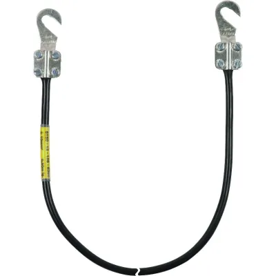 DEHN Erdungsleitung 10mm² 410099 | Kupfer | 10,0m Länge | hochflexibel | UV-stabil | frostbeständig | schwarz