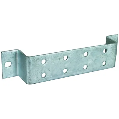 DEHN Erdungsschiene 472024 | ES 2X4AP ST | Potentialausgleich | 2x4 Anschlüsse | feuerverzinkt | für Stahlkonstruktion