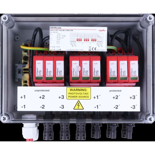 Bild: DEHN GAK Typ 2 im Gehäuse IP65 f. PV-An DCU 2 YPV1100#900931
