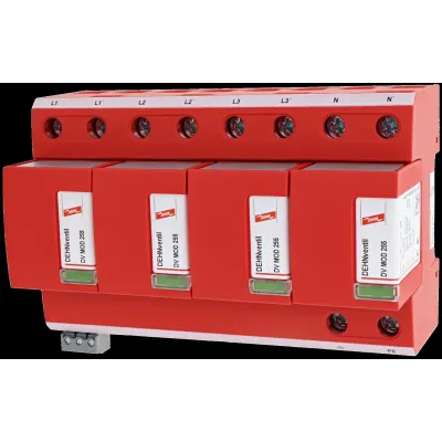 DEHN Kombi-Ableiter DV M TNS 255 FM 951405 | Überspannungsschutz Typ 1+2 | 4-polig | 100kA | Hutschiene