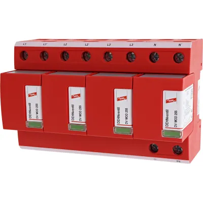 DEHNventil M DV M TNS 255 | Kombiableiter Typ 1+2 | 4-polig | 100kA | 230V | Hutschiene | IP20 | 951400