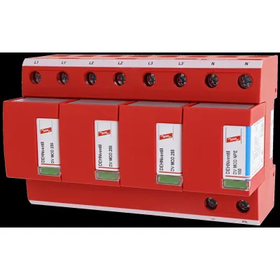 DEHN Kombi-Ableiter DV M TT 255 Typ 1+2 | Überspannungsschutz 4-polig | 100kA | TT/TN-S | Hutschiene | 8TE | IP20