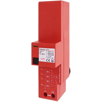 DEHN Kombiableiter Typ 1+2 | DV ZP TT 255 | 4-polig | 100kA | Überspannungsschutz TT/TN-S | 230/255V | IP30