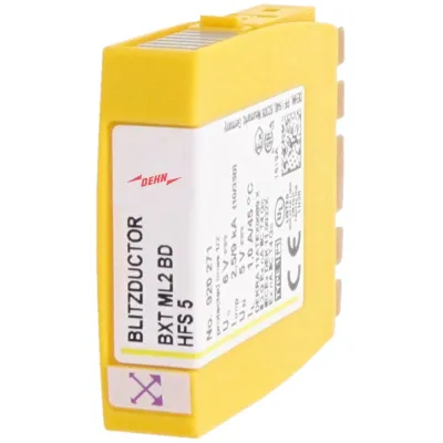 DEHN Kombi-Ableiter-Modul BXT ML2 BD HFS 5 | 920271 | BLITZDUCTOR XT | 5V DC | LifeCheck | 20kA | 1 Doppelader