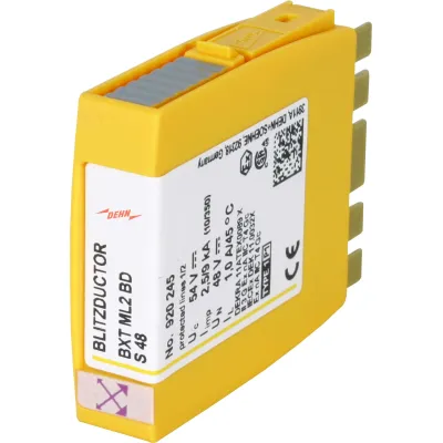 DEHN Kombi-Ableiter BLITZDUCTOR XT BXT ML2 BD S 48 | Art.-Nr. 920245 | 48V DC | LifeCheck | 20kA | IP20