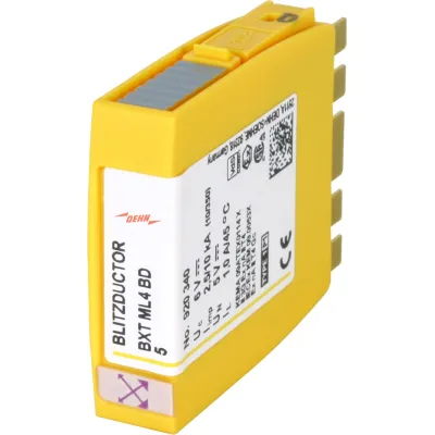 DEHN Kombi-Ableiter-Modul BXT ML4 BD5 920340 | Überspannungsschutz | 5V DC | LifeCheck | 2 Doppeladern | Hutschiene