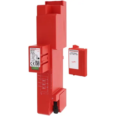 DEHN Kombi-Ableiter DSH ZP 2 TNC 255 | Typ 1+2+3 | Überspannungsschutz TN-C | 37,5kA | 230V | 3-polig | IP30