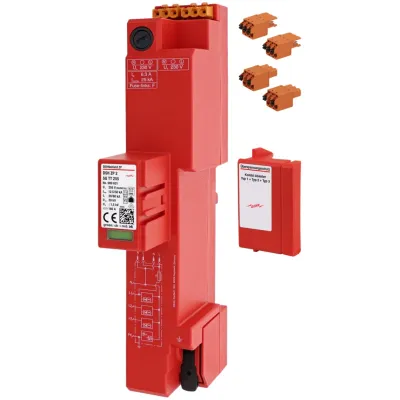 DEHN Kombi-Ableiter DSH ZP 2 SG TT 255 | Typ 1+2+3 | 4-polig | 50 kA | TT/TN-S-Systeme | Sammelschiene | 230 V | IP30