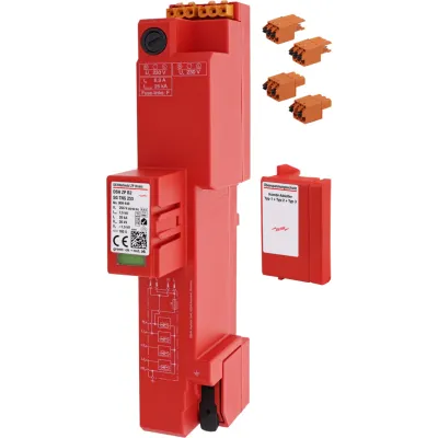 DEHN Kombi-Ableiter DSH ZP B2 SG TNS 255 | Typ 1+2+3 | Überspannungsschutz | 230V | 30kA | IP30 | werkzeuglos